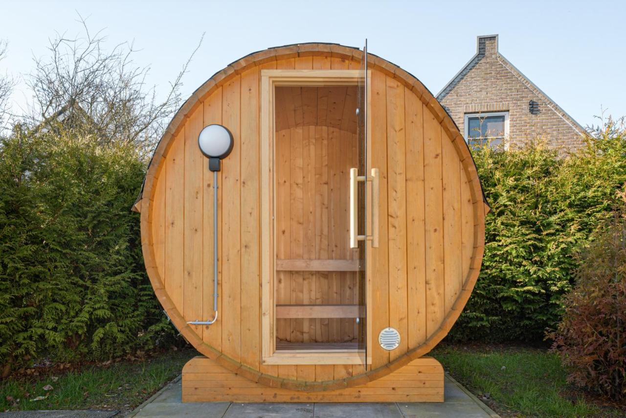 The Frisian Beach House Met Scandinavische Barrel Sauna Villa Tzummarum Exterior photo